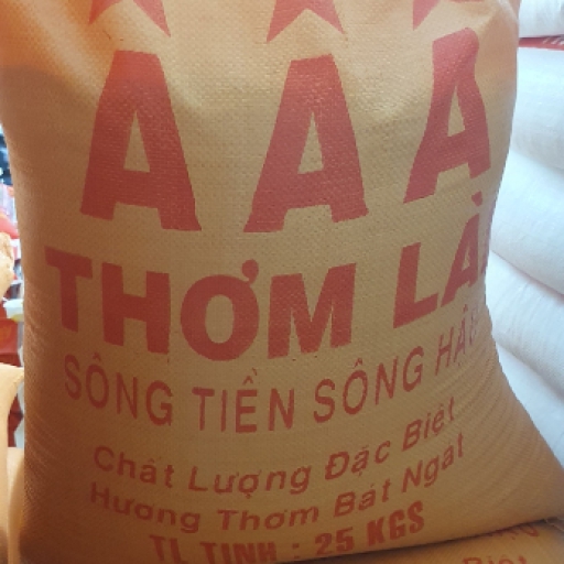 Gạo thơm lài bao 25kg- Hương Sen