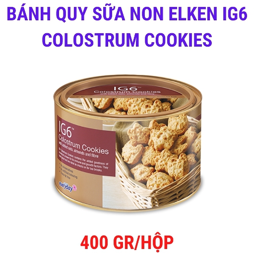 EKVN - Bánh quy sữa non IG6 Elken – 400 gr/hộp