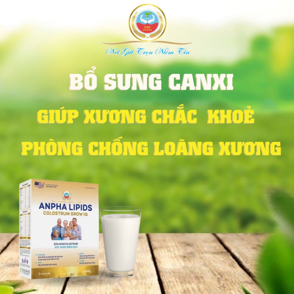 SỮA NON ANPHA LIPIDR HỘP GIẤY 30 GÓI nhỏ. (450G)