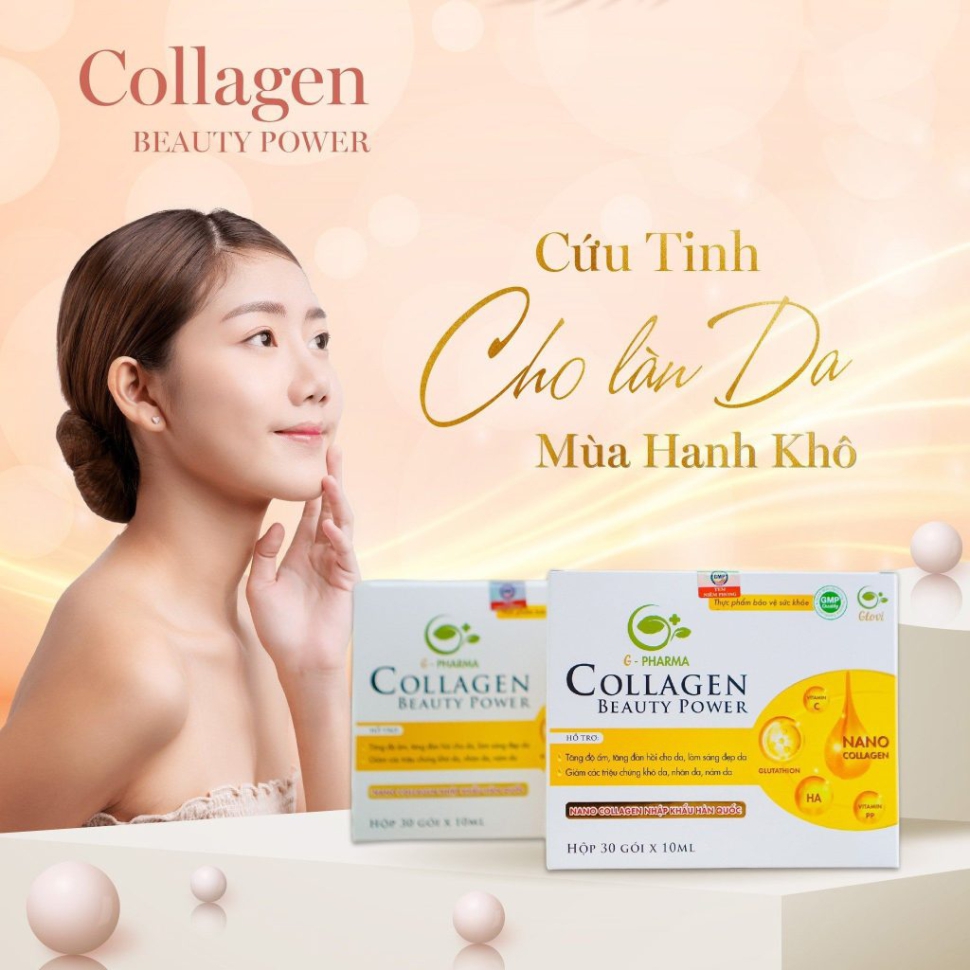 G-PHARMA Collagen Beauty Power – Giữ Trọn Nét Thanh Xuân