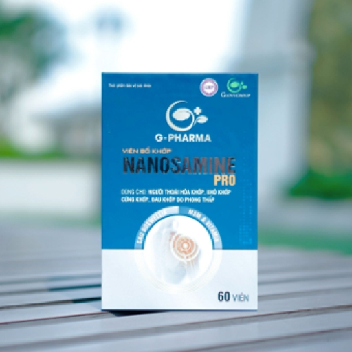G-Pharma Viên bổ khớp Nanosamine Pro hỗ trợ xương khớp, thấp khớp