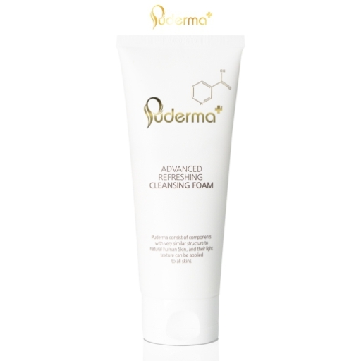 SỮA RỬA MẶT PUDERMA ADVANCED REFRESHING CLEANSING FOAM