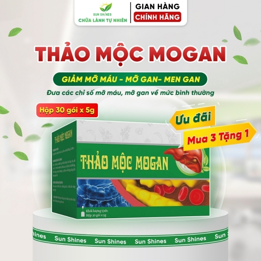 Thảo mộc Mogan thanh nhiệt, giải độc, mát gan, giảm mỡ máu