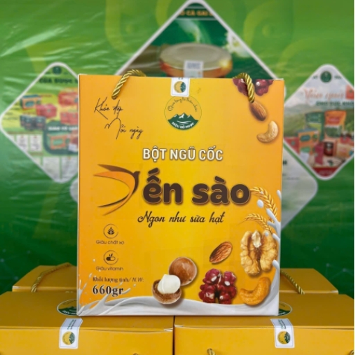 Ngũ cốc Yến sào( Hộp giấy 660g 33gói tiện lợi)