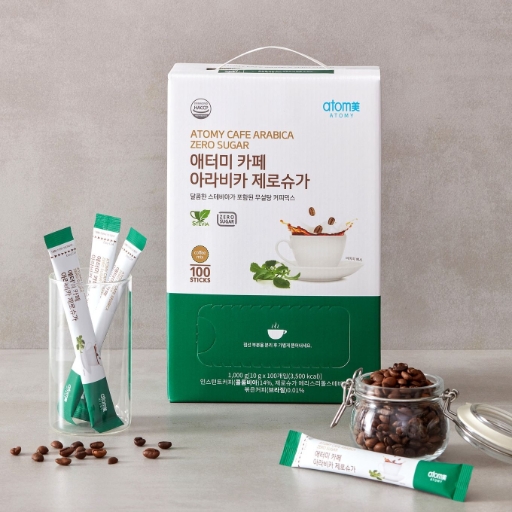 Cà phê Atomy Cafe Arabica không đường 1 100 gói
