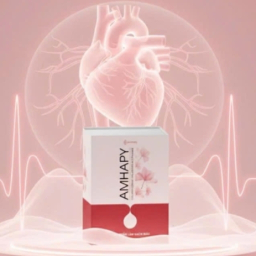 Thực phẩm bổ sung Gạo men đỏ AMHAPY ( hộp 30 gói)