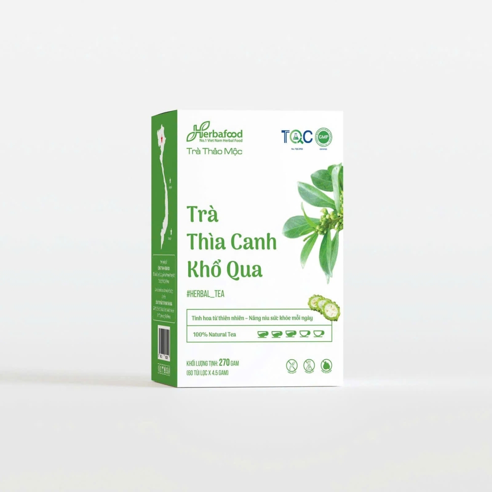 Trà Thìa Canh Khổ Qua Herbafood – Hỗ Trợ Ổn Định Đường Huyết