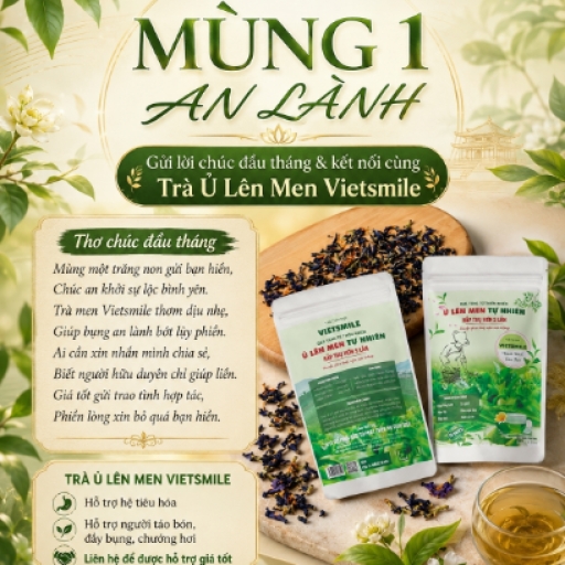 Hộp trà ủ lên men vietsmile