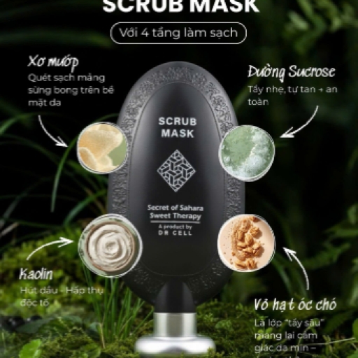 Tẩy da chết Scrubs Mask Dr Cell, giúp da sáng và tăng độ hấp thụ dưỡng
