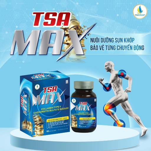 TSA - Thực phẩm bảo vệ sức khỏe TSA MAX - Hỗ trợ xương khớp chắc khỏe