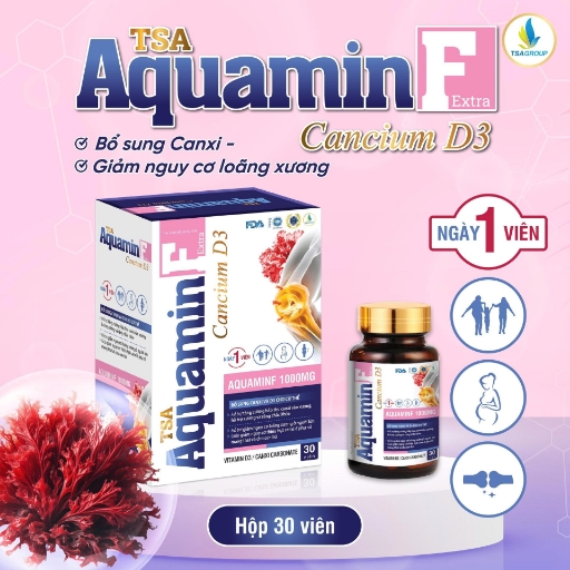 TSA -  AquaminF Extra Calcium D3 – Hỗ trợ xương chắc khỏe